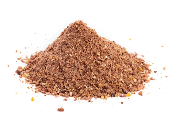 Fish food for feeder fishing on white background.
