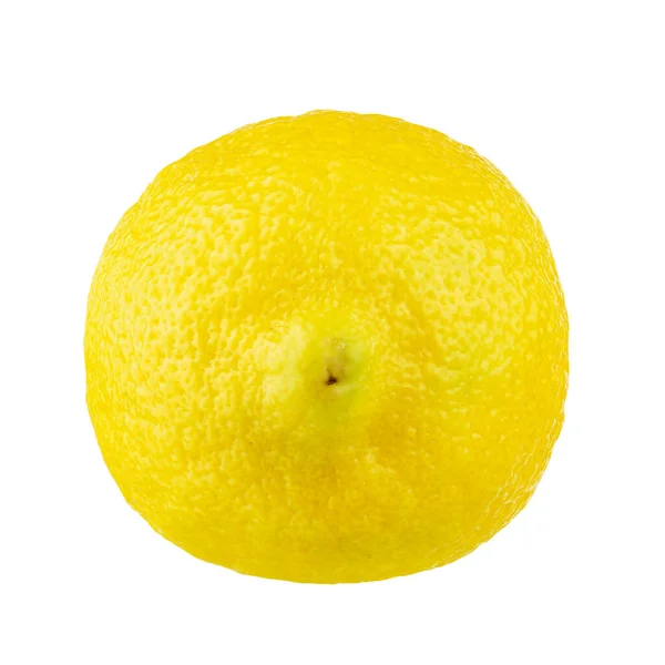 Lemon Fruit Whole Fruit Isolated White Background File Contains Clipping — Stockfoto