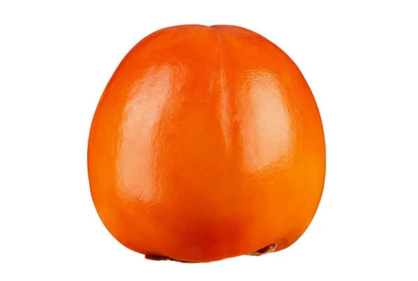 Ωριμότητα Πορτοκαλιού Φρούτο Λωτός Απομονώνονται Λευκό Φόντο Αρχείο Περιέχει Διαδρομή — Φωτογραφία Αρχείου