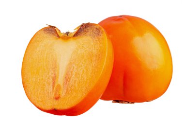 Hurmanın tamamı beyaz arka planda izole edilmiş. Dosya kırpma yolu içeriyor. Tam alan derinliği.