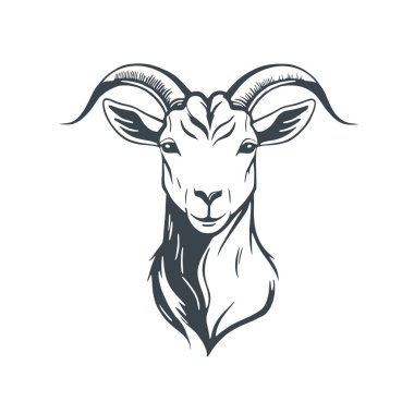 Bir tilki yüzünün vektör illüstrasyonu