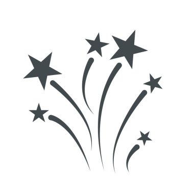 Yıldız simgesi beyaz arka plan üzerinde.