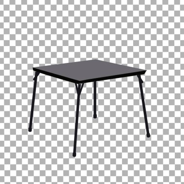 Bir Checkerboard Şeffaf Arkaplan üzerinde Katlanabilir Kart Tablosu Tasarımı.
