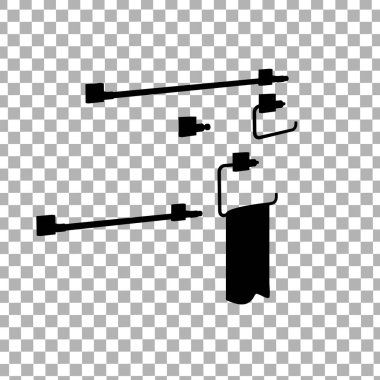 Checkerboard Şeffaf Arkaplanda Havlu Yüzüğü Tasarımı
