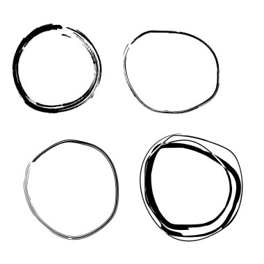 Soyut çember konsept tasarım stok illüstrasyonu 