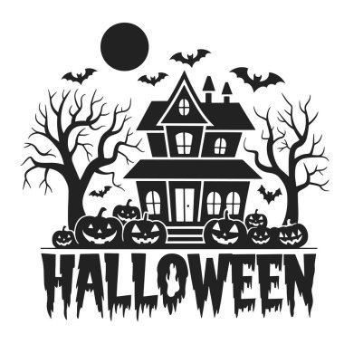 Ürkütücü bir geçmişi olan Mutlu Cadılar Bayramı poster tasarımı