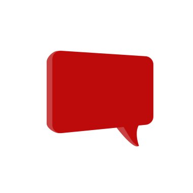 3d baloncuk metni, diyalog kutusu, konuşma balonu