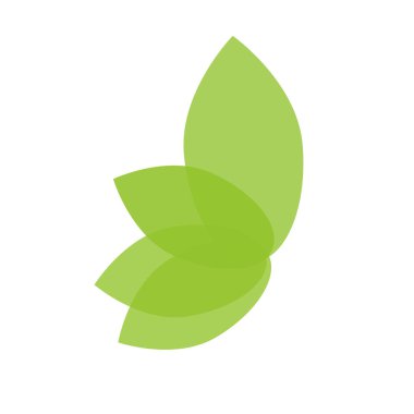 Şeffaf bir arkaplanda yaprak vektör çizimi. Birinci kalite semboller. Konsept ve grafik tasarımı için vuruş simgesi.