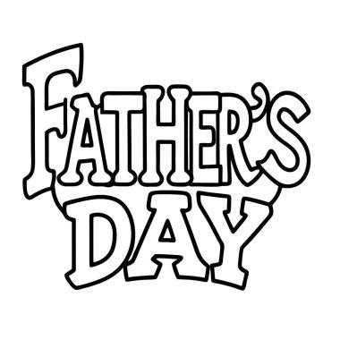 Babamın gündüz vektör tasarımı