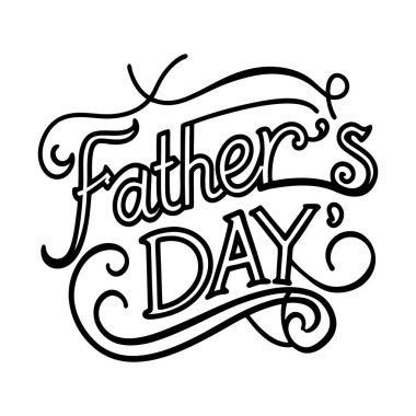 Babamın gündüz afişinin vektör çizimi