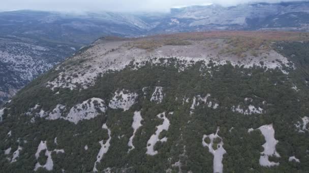 Baou Mourine Dağı Gökyüzünden Görüldü — Stok video