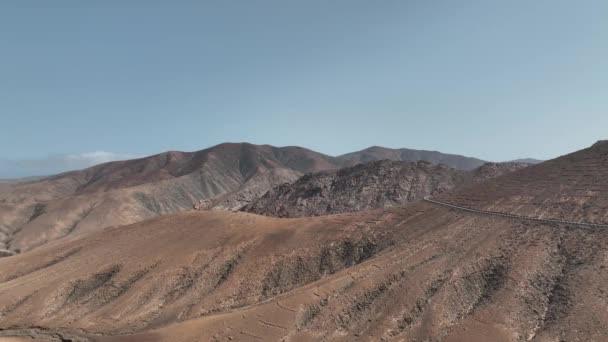 Fuerteventura Montanhas Vistas Céu — Vídeo de Stock