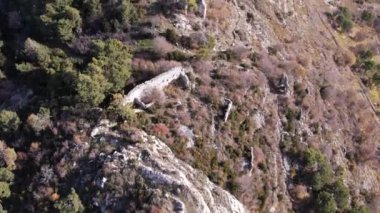 Harabelerin ve Mont Bauroux 'nun manzarası