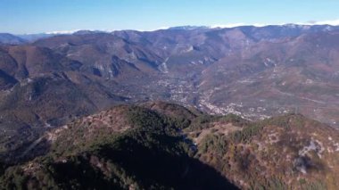 View of the valley and the town of Castillon from Mont Razet