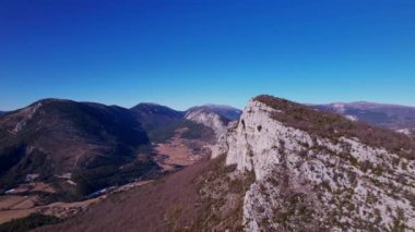 Skyview of the Regional Natural Park of the Prealps of Azur