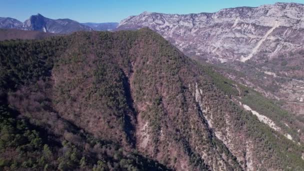 Aldeia Roque Provence França Vista Drone — Vídeo de Stock