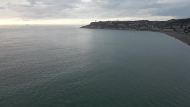Drone View Havre Beach — Stock Video