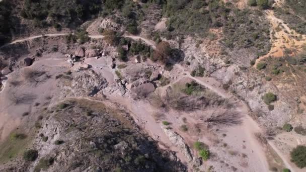 Fransa Daki Malpasset Barajının Hava Manzarası — Stok video