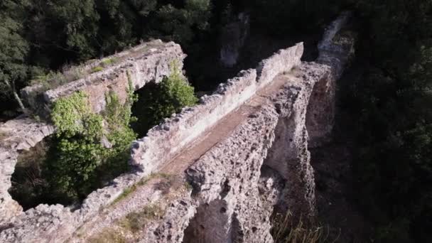 Frejus Taki Mons Roma Kemerinin Insansız Hava Aracı Görüntüsü — Stok video