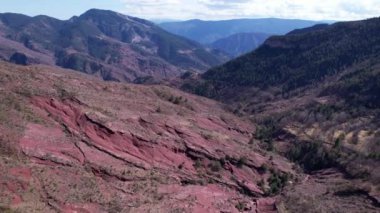 Cian Vadisi Mercantour Park gökyüzü manzaralı