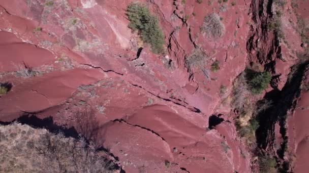 Cians Gorge Francji Widok Góry Dronem — Wideo stockowe