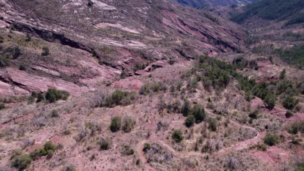 Ущелье Чианс Природном Парке Меркантур Вид Неба — стоковое видео