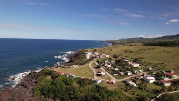 Isla San Cristóbal Vista Drone — Vídeos de Stock