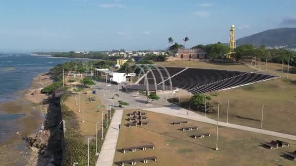 하늘에서 푸에르토 플라타의 — 비디오
