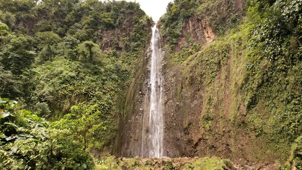 Vattenfallet Carbet Guadeloupe Panoramautsikt — Stockfoto