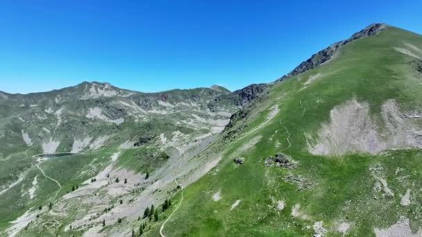 Panoramic Rear Shot Valley Mercantour National Park — ストック動画