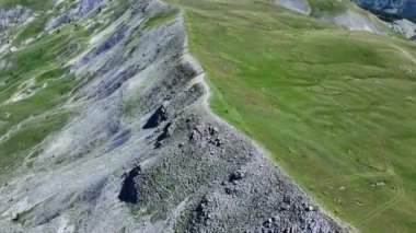 Mercantour Ulusal Parkı 'nın dağ otlakları