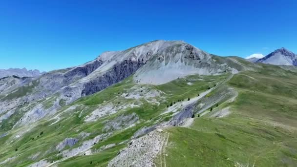 Mercantour National Park French Alps Filmed Sky — ストック動画