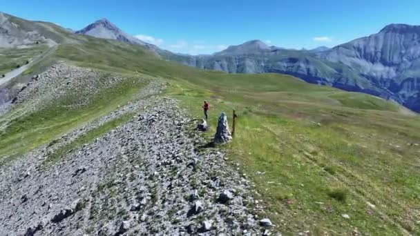 Drone Pilot Top Mercantour National Park — kuvapankkivideo