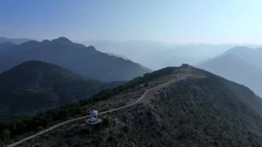 Utelle 'li Madone' nin havadan görünüşü