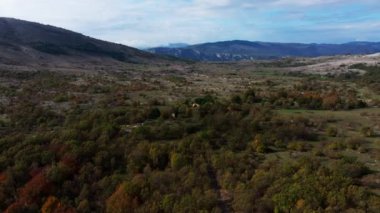Provence, Fransa 'daki Col de Vence' in geniş görünümü