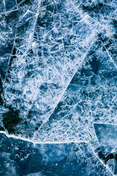 氷のテクスチャ冬の背景 — ストック写真