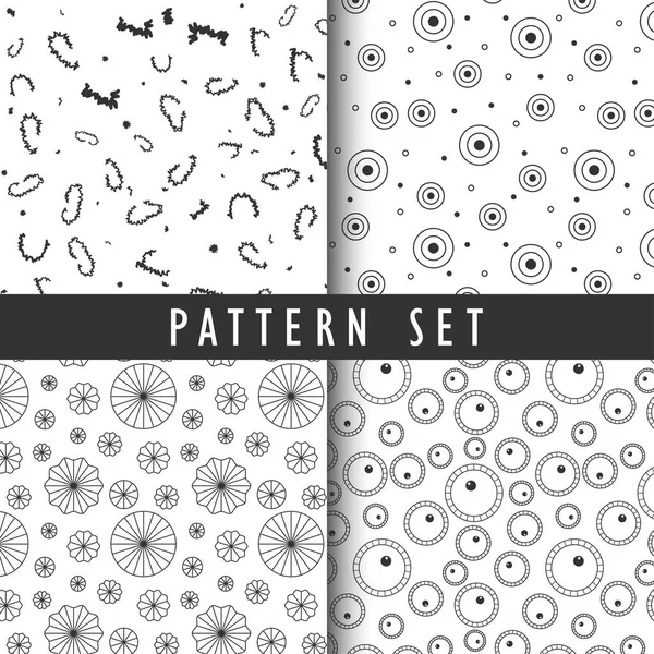 Memphis Pattern Collection Seamless Pattern Abstract Geometric Shapes — Stock Vector