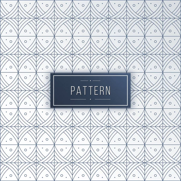 Abstract Geometrisch Patroon Met Vierkante Gebogen Lijnen — Stockvector