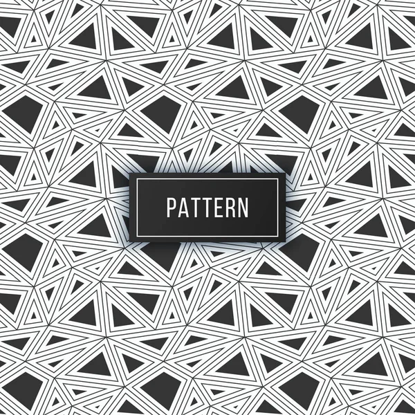 Artistiek Gestreepte Driehoek Lijn Geometrisch Patroon Achtergrond — Stockvector