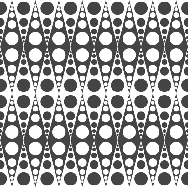 Abstraktes Geometrisches Muster Mit Halbton Kreisen — Stockvektor