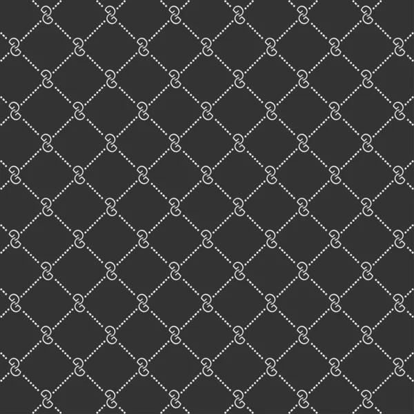 具有网格的几何金刚石线无缝图案背景 — 图库矢量图片