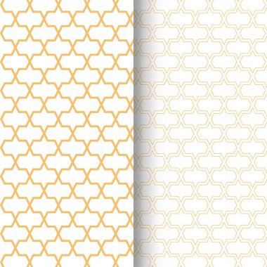 Kusursuz Otantik Arap İslami desen Vektör İllüstrasyonu