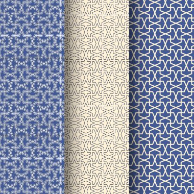 Zarif İslami Geometrik desen Baskı ve moda için sanat kullanımı