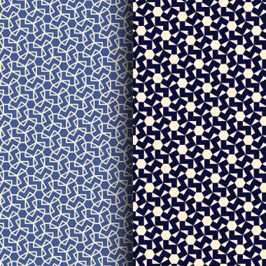 Geometrik Uyum İslami Süsleme Şablon Çizimi