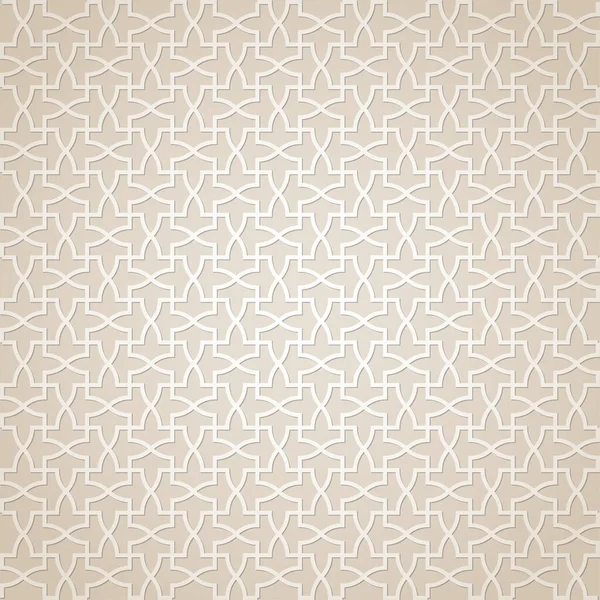 优雅的伊斯兰几何图案用于印刷和时尚的艺术 — 图库矢量图片