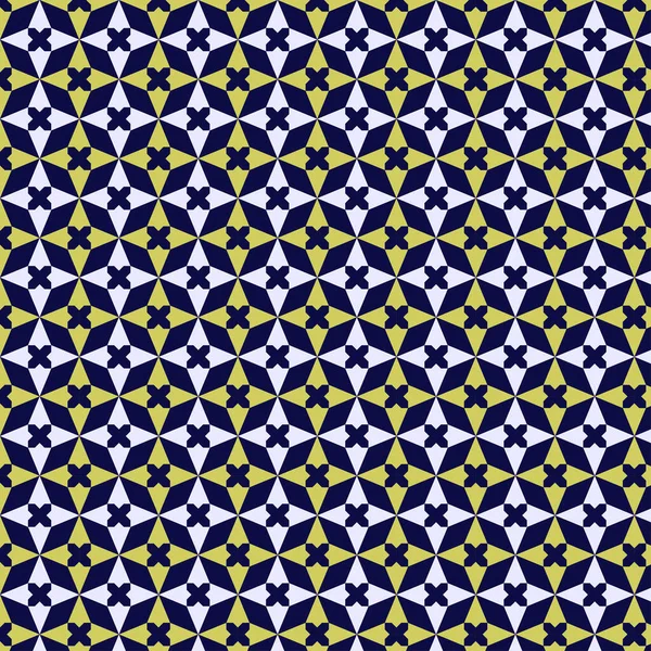 Colored Moroccan Motif Arabic Geometric Pattern Background Use Print Design — Stock Vector