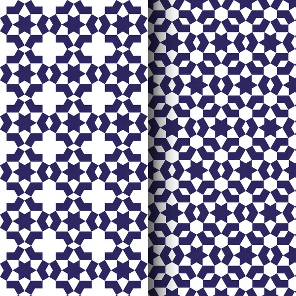 用于印刷和时尚的伊斯兰图案几何图案设计 — 图库矢量图片