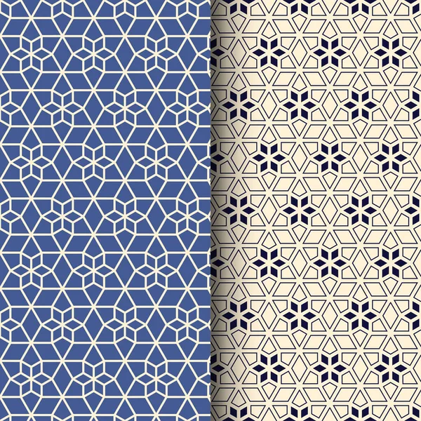 Diseño Islámico Diseño Geométrico Inconsútil Árabe — Archivo Imágenes Vectoriales