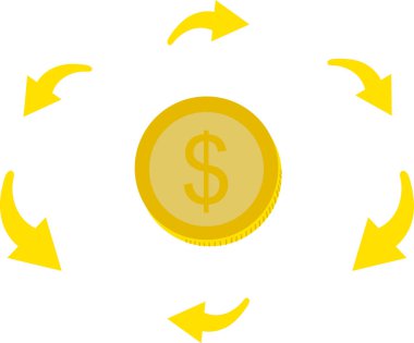 Amerikan Bayrağı el çizildi, ABD Doları el çizildi