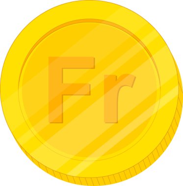 Brezilya para birimi simgesi düz biçimli